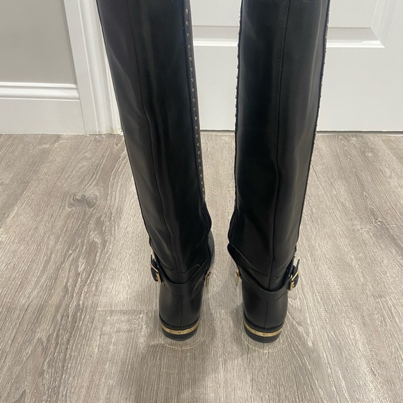 Knee-High Leather Boots Vince Camuto size 6 1/2 black - Picture 9 of 14